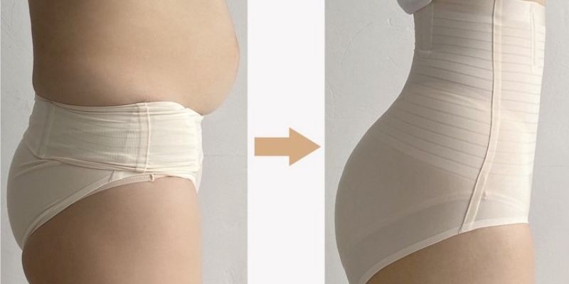 đai bịt bụng mặc váy body